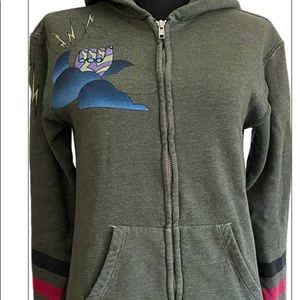 Free City Olive Green Zip Hoodie!